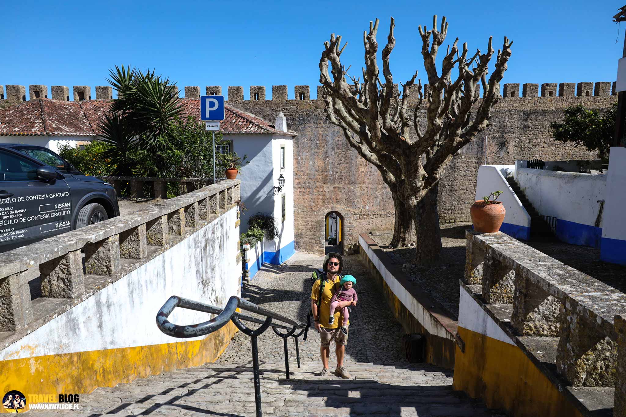 Średniowieczne miasto Obidos w Portugalii
